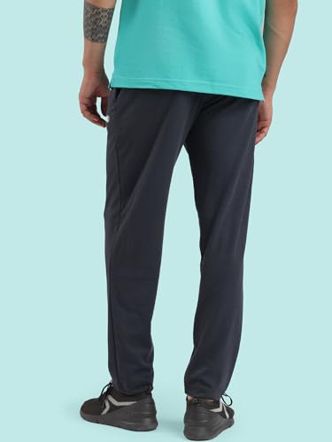 Image of Rupa Bumchums Men's Relaxed Fit Cotton Loungers with Zippered Pockets and Flat Drawstring