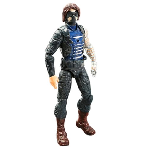 yuanpulalala 6.27 inch Movie Superhero Action Figures Toys Characters Perfect for Themed Parties for Kids Ages 3 and Up (16cm Winter Soldier)