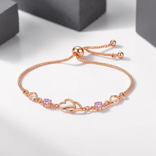 Image of Nilu's Collection Copper Sterling Silver Charm Bracelet for Women(Pack of 1)