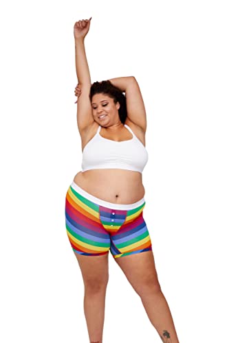 TomboyX 6" Boy Short Boxer Briefs with Fly, Ultra-Soft Underwear, All Day Comfort (XS to 4X)4