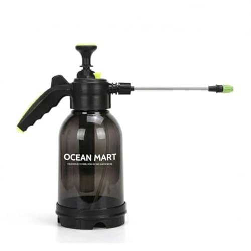 Image of Ocean Mart 2L Pressure Spray Pump for Plants with Long Nozzle | Transparent Spray Bottle with Adjustable Nozzle | Leak-Proof Compression Sprayer for Gardening, Watering, Fertilizer & Pesticide