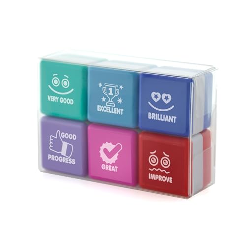 Pacote de 6 selos motivação em inglês