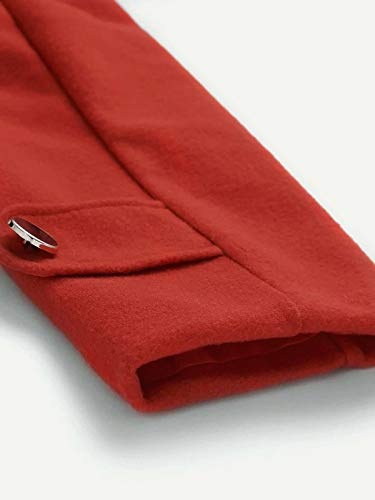 double layered hem coat