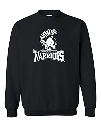 CreateMyTee | Winona State Warriors Primary Crewneck Sweatshirt