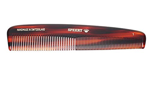 Speert #1 Acetate Tortoise Hairdressing Comb Men Women Thick Thin Curly Straight Hair Slick Styling Handmade In Switzerland #TOP22
