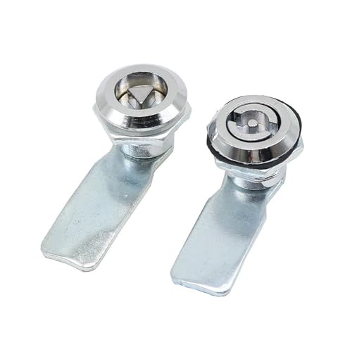 Serrure pour boîte électrique MS406 avec barillet triangulaire MS705 zinc - 2