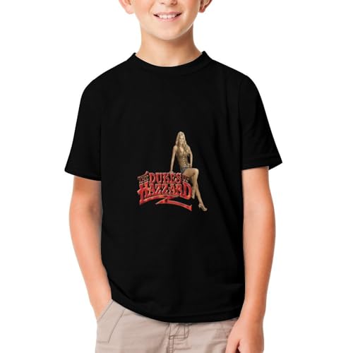 Girls Crew Neck T-Shirt,Casual Short Sleeve Tshirts for Hazzard Dukes Top