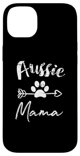 Coque pour iPhone 14 Plus Aussie Dog Mom Australian Shepherd Mama