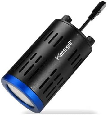 Kessil A160WE Tuna Blue LED Aquarium Light, Power Supply Mount & Towel Bundle (3 Items)