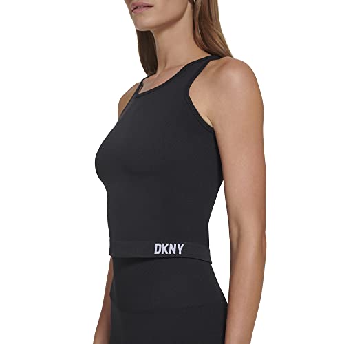 Dkny Sport Women's Performance Support Yoga Running Tank Bra, Black, Medium #TOP3