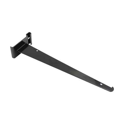 Sswbasics 40410-10 Grid Wall Accessory - 12 Inch Black Metal Shelf Brackets thumb #7