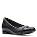 Clarks womens Juliet Monte Pump, Black Leather/Synthetic, 9.5 US