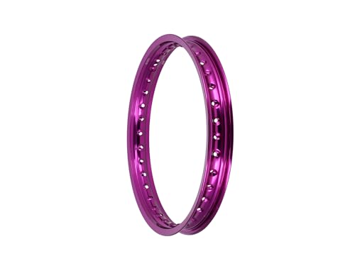 Felge 1,6 x 16 Alufelge Violett eloxiert - für Simson S50, S51, KR51 Schwalbe, SR4