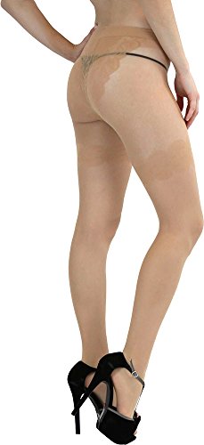 Image of ToBeInStyle Women's Faux Print Suspender Garter Sheers Pantyhose