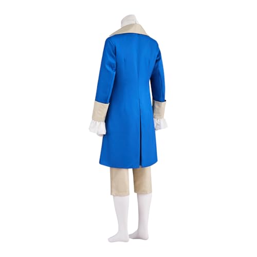ZODICOS Men's Hamilton Costume President Cosplay Halloween Colonial Outfit (Sapphire blue, XL) by ZODICOS - Used condition - Image 8