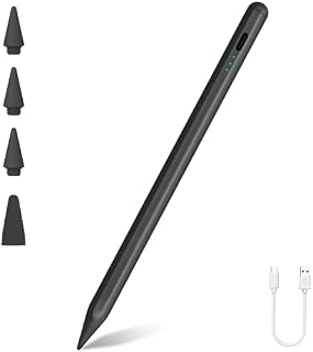 Rysik do Apple iPad (2018-2023), Szybsze ładowanie, Palm Rejection & Funkcja Pochylenia, Active Stylus Pencil kompatybilny z iPad 10-6. Gen, iPad Air 5./4./3. Gen, iPad Pro 11/12,9/Mini 6./5.