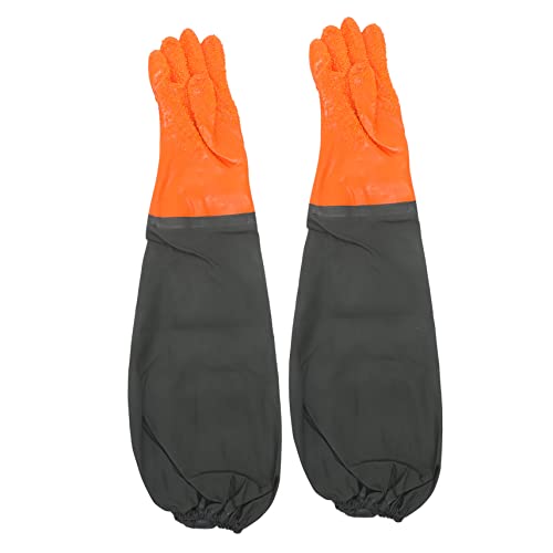 ARTIBETTER 1Pair Long Sleeve Fishing Gloves Portable Planting Gloves for Daily Use for Gardening Aquariums Pools and Outdoor Activities Lightweight and Easy