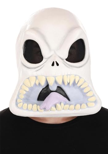 elope Disney Scary Jack Skellington Deluxe Latex Mask - Full Head Design for Adults