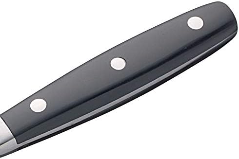 MasterClass Stainless Steel Carving Fork with Guard, for Meat and All Roasts, Comfortable Grip, 28 cm (11"), Black