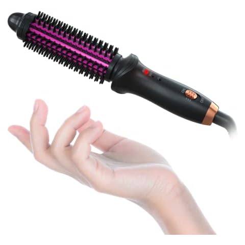 WEEYUM Mini Curling Iron Brush for Travel Cover