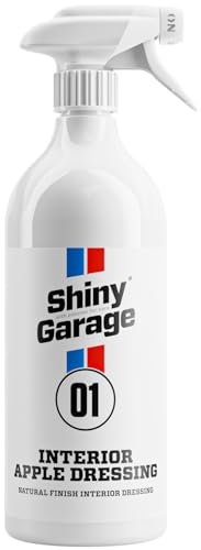 Shiny Garage Apple Dressing Limpiador de Coches de plástico 1000 ml - Accesorios Interiores de Cabina - Botella de Spray Limpiador de Interiores de Coches - Kit de Limpieza