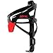 ZEFAL Pulse A2 - Porte-bidon vélo très léger - 26g Mixte Adulte, Noir/rouge, Taille unique