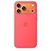 Apple iPhone 17 Pro Max Silicone Case with MagSafe and Camera Control: Lightweight Phone Case, Wireless Charging Compatible, Smooth Matte Finish; Bright Guava ​​​​​​​