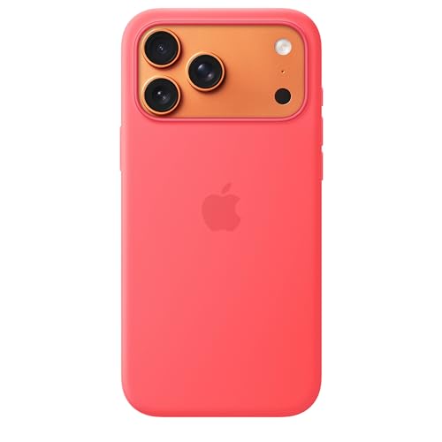 Apple iPhone 17 Pro Max Silicone Case with MagSafe and Camera Control: Lightweight Phone Case, Wireless Charging Compatible, Smooth Matte Finish; Bright Guava ​​​​​​​ by Apple - Image 2