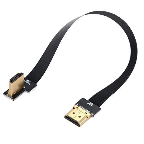 Cable HDMI plano FPC flexible de 90 grados para drones FPV y fotografía aérea 20cm xiwai