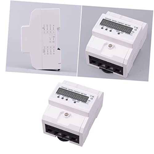 NAMOARLY 3 4 Voltage Meter Rail Watt-Hour Meter Energy Meter Multifuction Wattmeter Voltage and Current Meter Circuit Measurement Meter