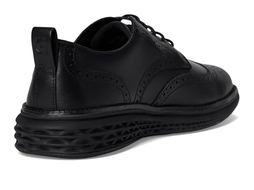 Cole Haan Men's Grand Hurrion Wingtip Oxfords, Black/Black, 11-M US
