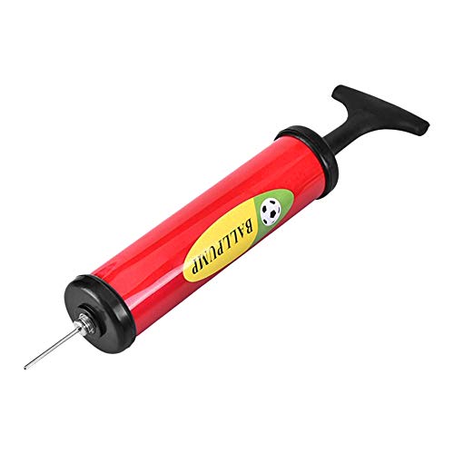 KKmoon Bomba de ar de futebol de futebol de plástico 6 pol. Bola inflável Bomba de ar manual Mini bo