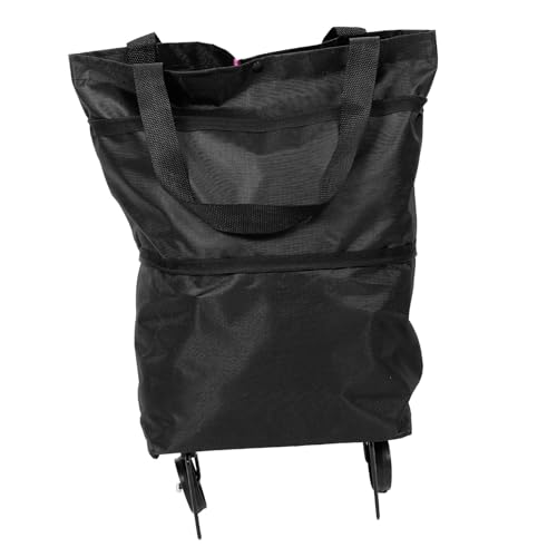 Ciieeo Fold The Shopping Cart Storage Bag Folding Shopping Cart Large Capacity Grocery Bag Reusable Grocery Pouch Large Storage Pouch