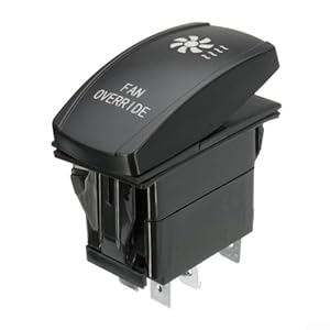 Jgmotorfi FAN OVERRIDE Wippschalter 12/24V