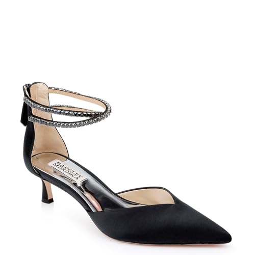 Badgley Mischka Lilibeth Kitten Heel Pump, Black, 7.5