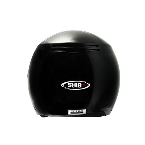 SHIRO Casco Jet SH62, GS, nero opaco, taglia XL