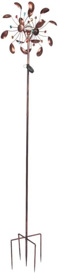 Long & Bright Multicolored Windmill LED Lights Petal Shaped Garden Decoration Outdoor Recreation