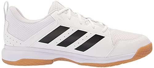 Adidas Women's Ligra 7 Track And Field Shoe, White/Black/White, 7.5 #TOP5