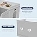 GarveeLife Cat Litter Box Enclosure Furniture, Hidden Litter Box Cabinet with Barn Door, Indoor Cat Washroom, Wooden Pet House, Dog Proof Hideaway Kitty Litter Box Enclosure, Modern End Table, White