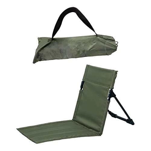 MagiDeal Chaise de Support Dorsal pour la Plage, Siège de Plage Pliable, Portable Durable pour la Randonnée, Le Camping, la Plage, Vert