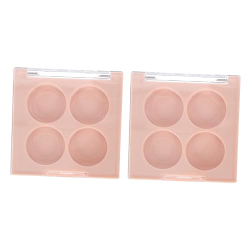 Vaguelly 2Piezas Caja De Organizador De Maquillaje De Almacenamiento Para Sombras De Ojos y Lápiz Labial Práctico Para Muestras y Pruebas Para Maquillaje