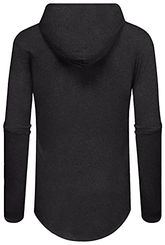Aiyino Men's Long Sleeve Fashion Athletic Hoodies Sport Sweatshirt Hip Hop Pullover3