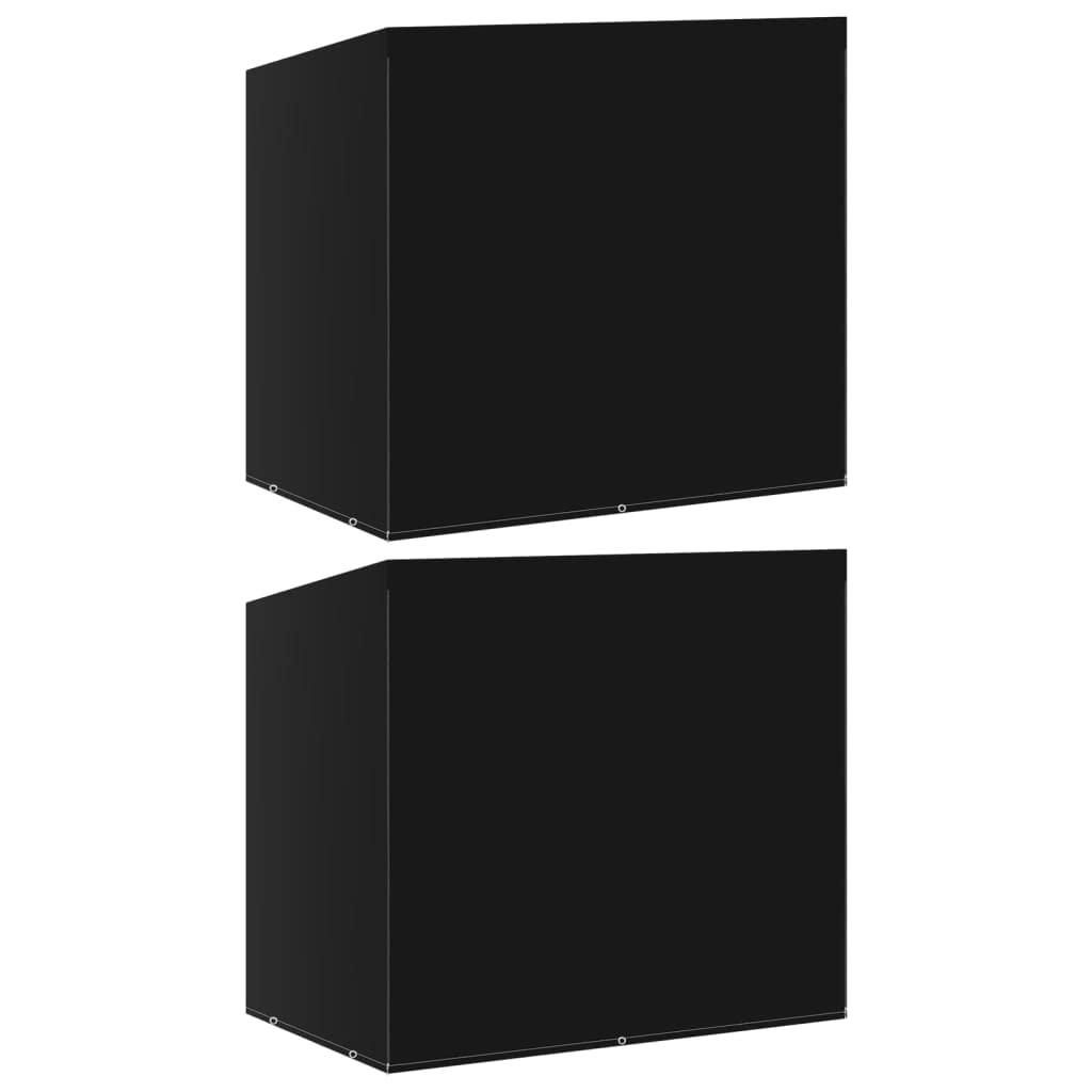 SKM Housses de balancelle 2 pcs 6 œillets 135x105x175 cm
