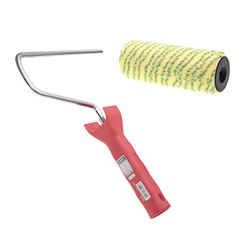 Rouleau de peinture professionnel Greenline Elite - 18 cm - Pour surfaces structurées - Avec porte-rouleau - Robuste, durable et facile à laver