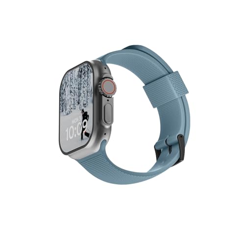 Image of Urban Armor Gear UAG Replacement Watch Strap, DOT V2 Strap / Watch Band Designed for Apple Watch (49mm / 46mm / 45mm / 44mm) (Series 4-11 / Ultra 3 / Ultra 2 / Ultra /SE / SE2 ) (Watch NOT Included) - Cloud Blue
