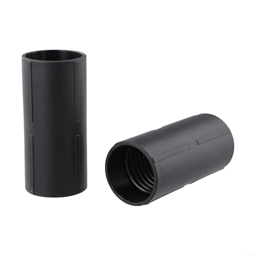 Shophubio - Shophubio Vacuum Hose Connector Adapter Handle, Robust Plastic Extension Coupler Compatible with 32mm 38mm 40mm 50mm for Hoover Hose Pipe Attachments(A 2PCS)