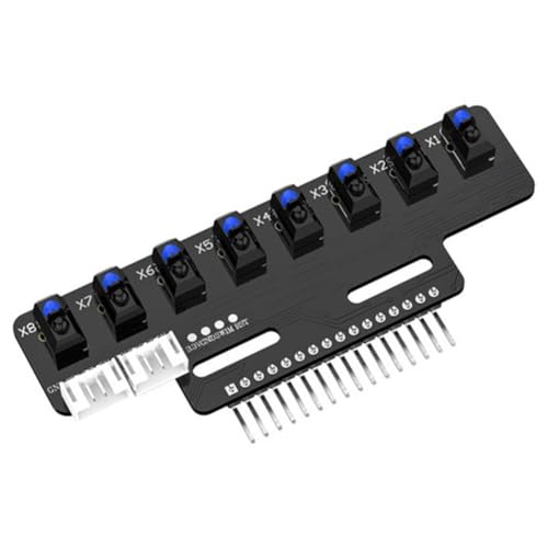Bloepum 1PCS 8 Channel High Precision Electronic Infrared Line Tracking Sensor Module Support Automatic Calibration A