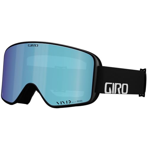 Image of Giro Method Adult Snow Goggle - Black Wordmark Strap with VIVID Royal /VIVID Infrared Lenses