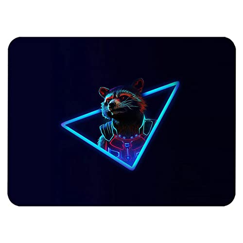 Image of Rocket Super Heroes Printed Matt Finished Anti-Skid Non-Slip Rubber Base Mouse Pad AMZMP00131 Mousepad (8)