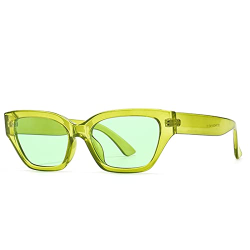 Lunettes de soleil femmes à cadre étroit noir avec verres teintés anti-éblouissement